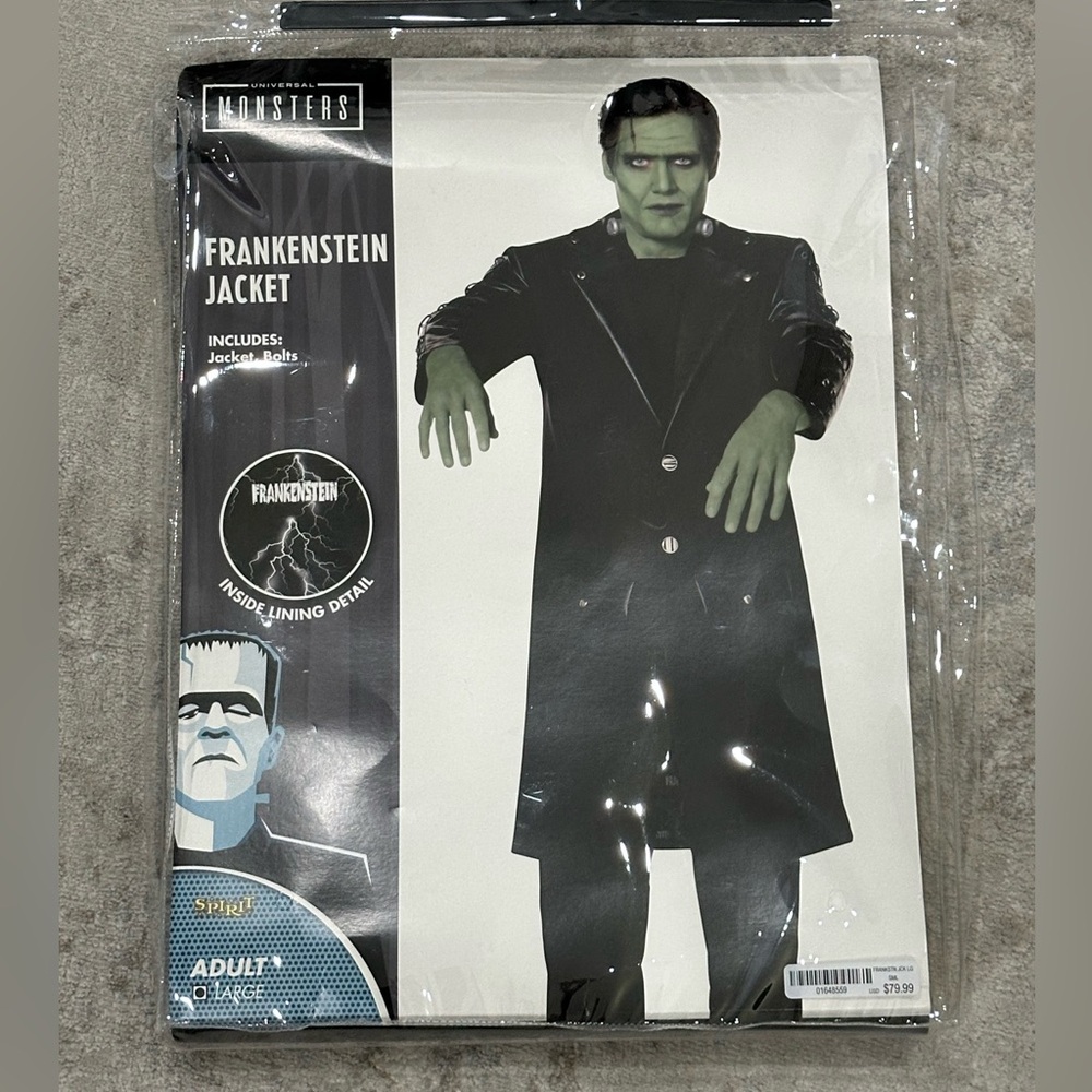 Universal Monsters Frankenstein Jacket and Neck Bolts